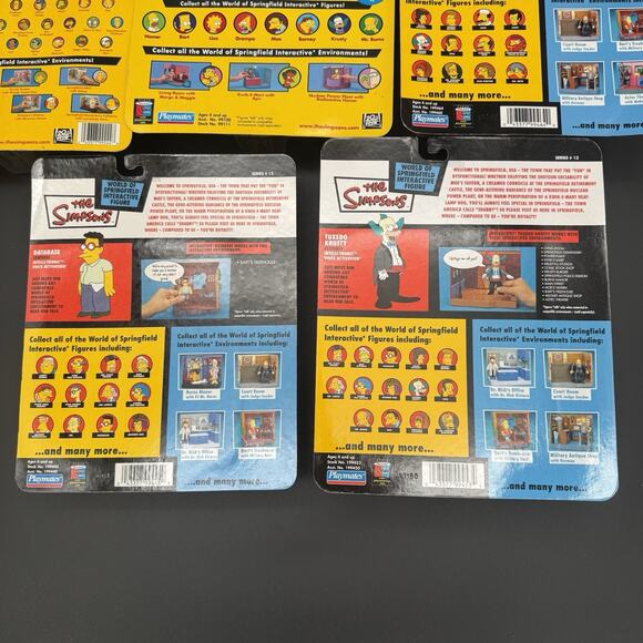 Lot Of 5 New Vintage The Simpson Vinyl Action Figures Sealed Krusty Mr Burns VGC - Picture 10 of 10